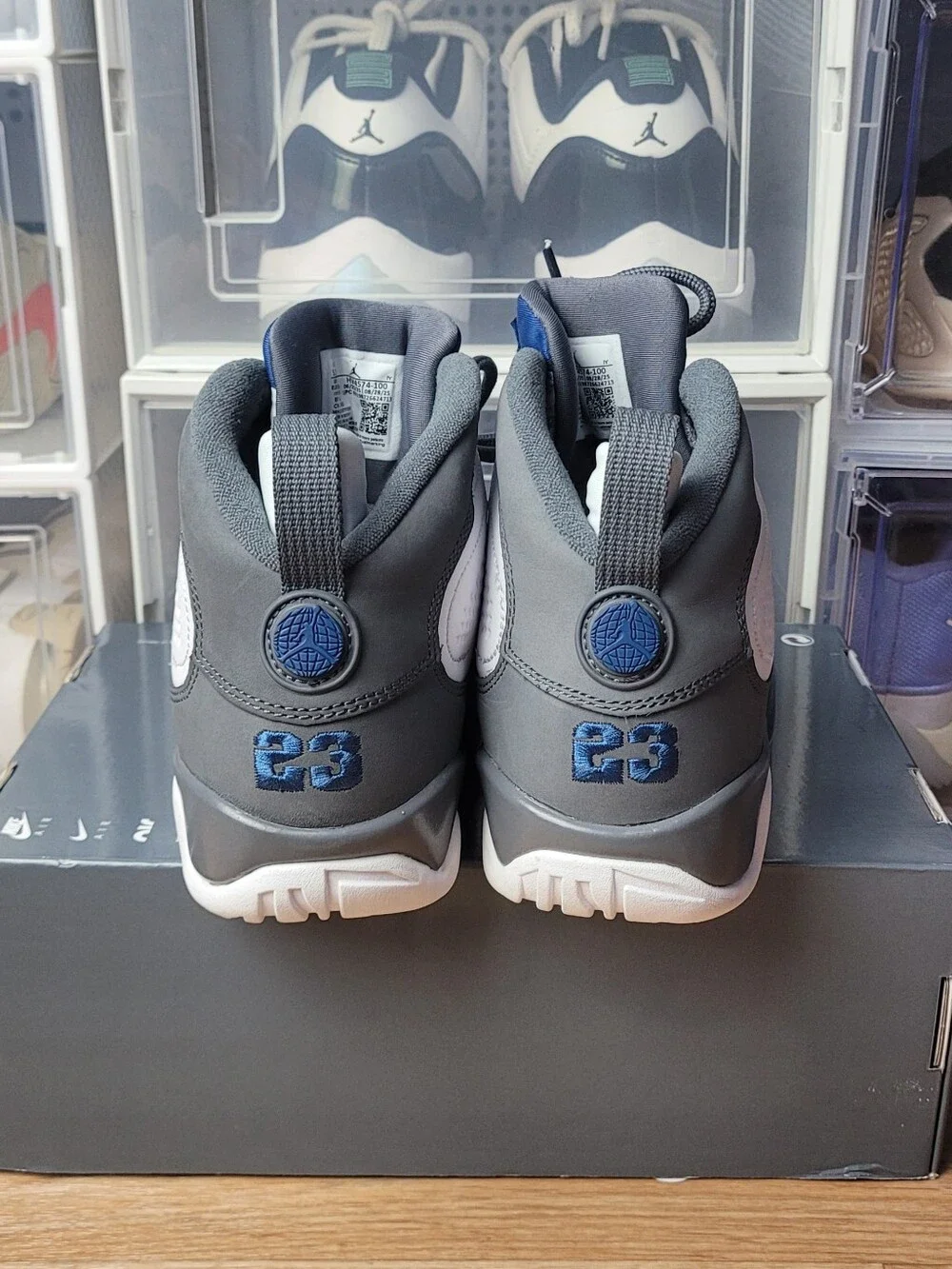 jordan 9 flint grey Size 5.5 Y Boys